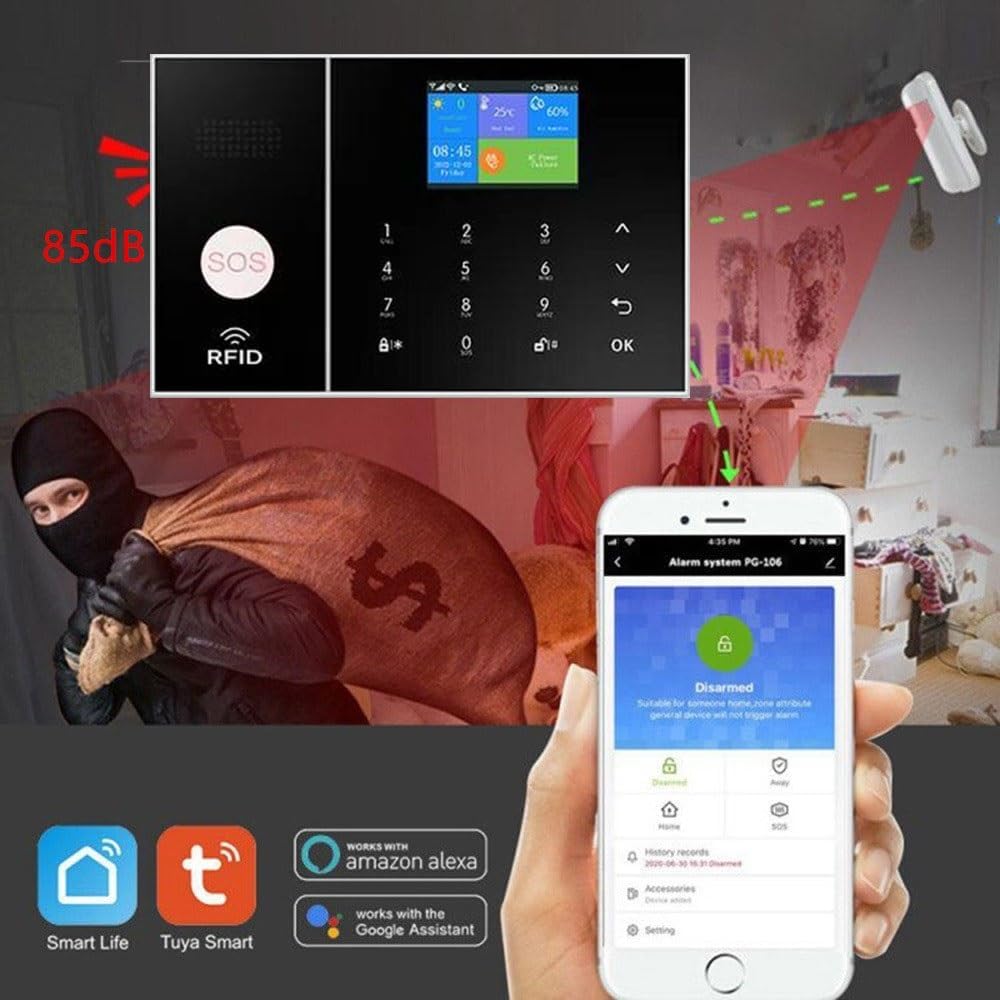 Home Smart Alarm & Security System Kit(PG108-A)(复制)