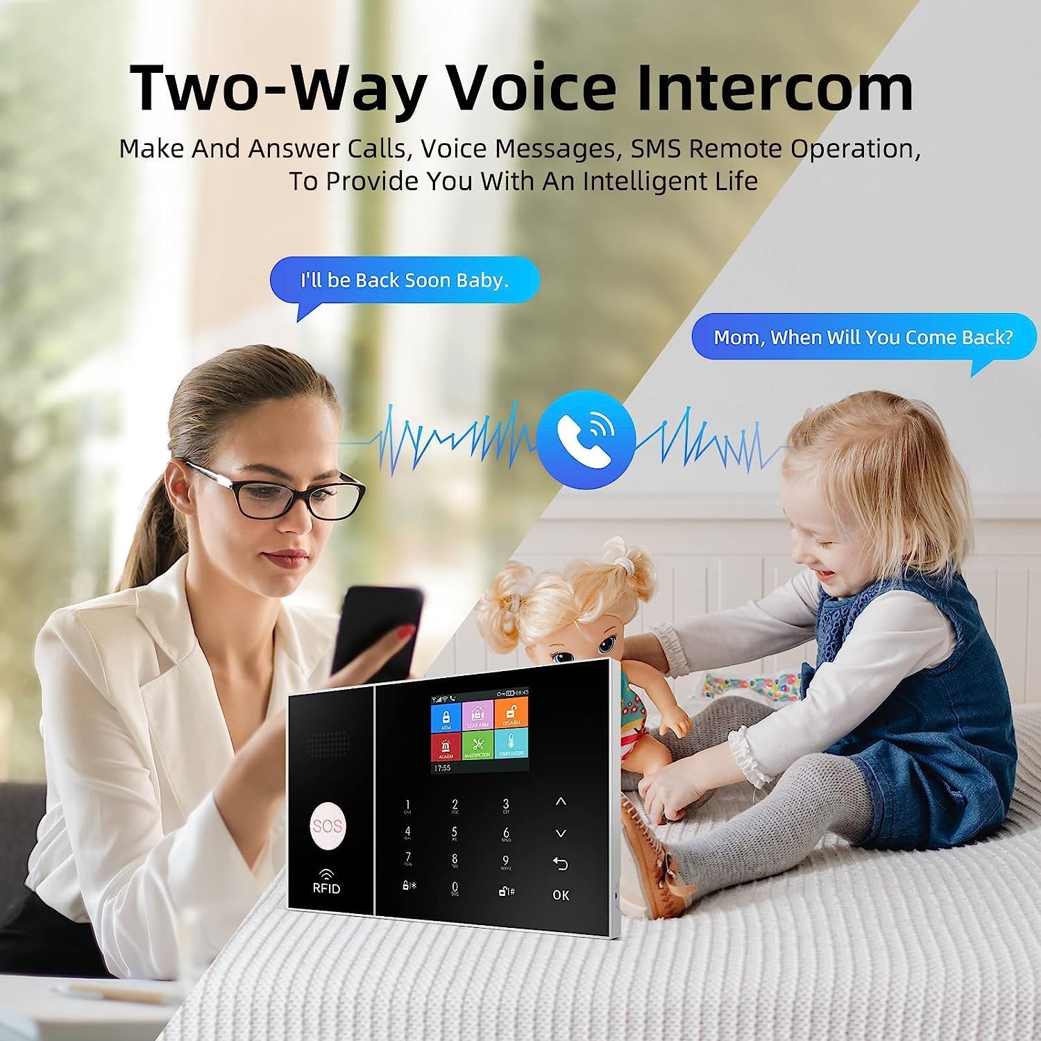 Home Smart Alarm & Security System Kit(PG108-A)(复制)