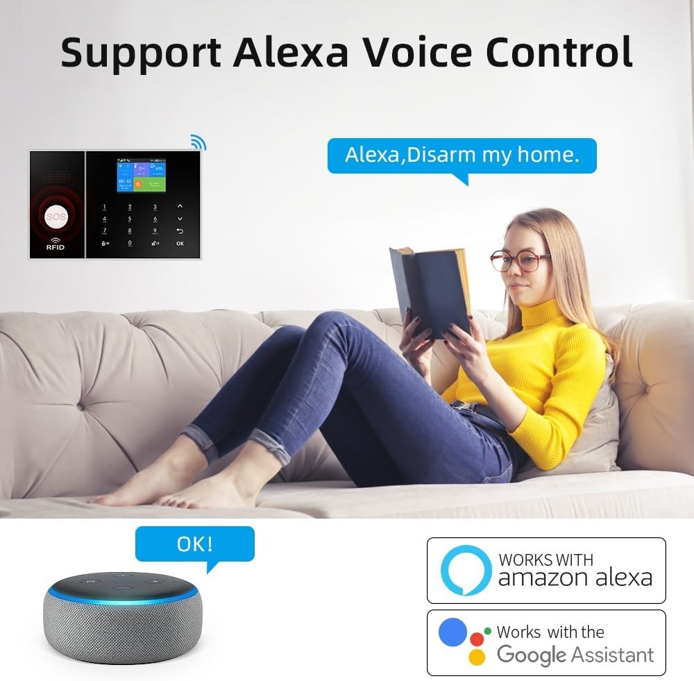 Home Smart Alarm & Security System Kit(PG108-A)(复制)