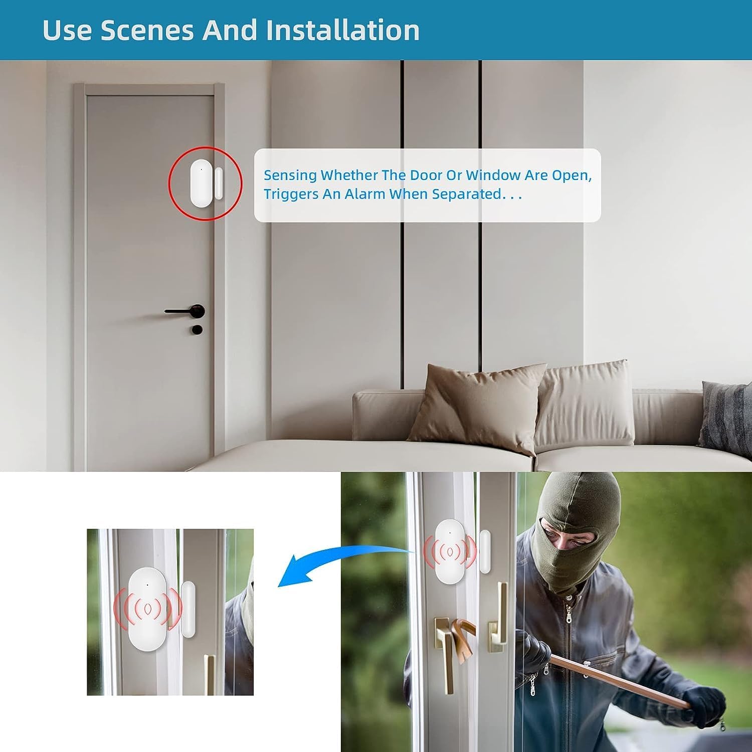 Wireless Door Window Sensor(PB68-2)