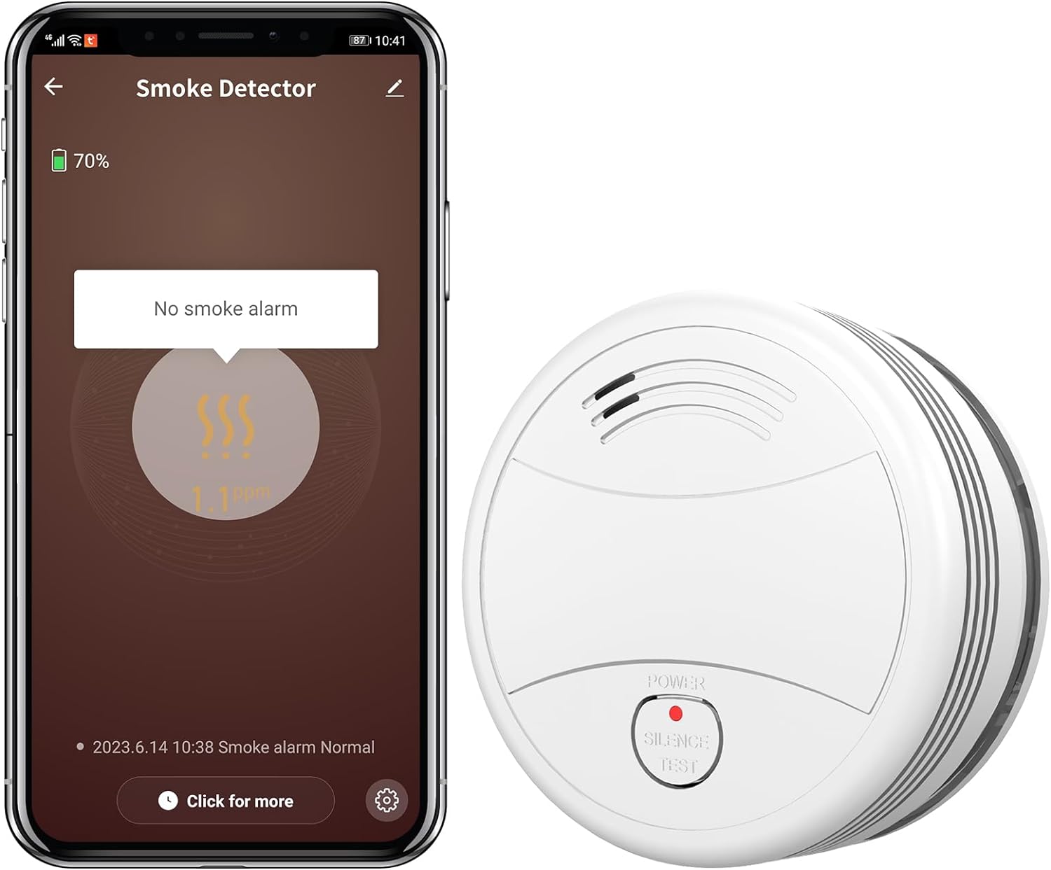 PGST WiFi Smoke Detector